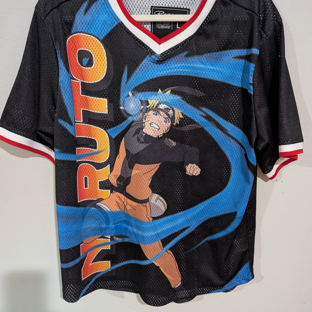 Reason Naruto Mesh Jersey with Red and White Trim